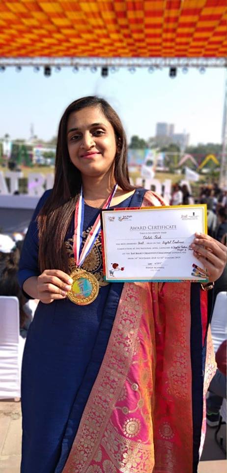Ms. Chetali Shah.
Our student of 2nd year B. Voc Food Processing & Technology was awarded First prize at national level in Eat Right Creativity Challenge
